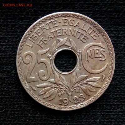 25 сантимов 1923 Франции,до 26.12. - vi0fm7ZUTRI