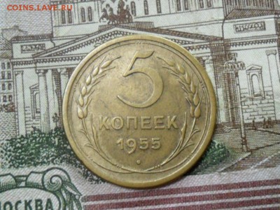 5 коп. 1955г.(Приятная) ок.  29.12.16 в 22.20 по МСК. - SAM_8876