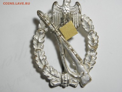 Штурмовой пехотный знак в серебре на оценку - PC230258.JPG