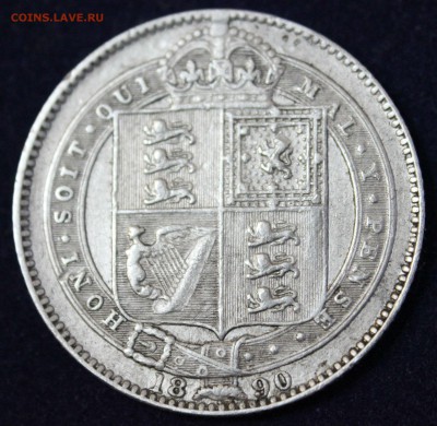 С 1 руб. БРИТАНИЯ 1 шиллинг 1890г. ВИКТОРИЯ  до 30.12 в 22-0 - IMG_4159.JPG
