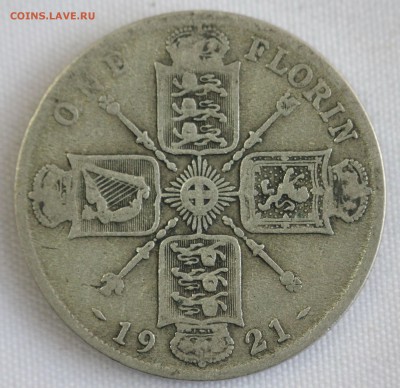 С 1 руб. БРИТАНИЯ 1 флорин 1921г. ГЕОРГ-V до 30.12 в 22-00 - IMG_4047.JPG