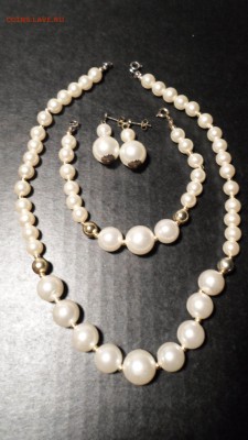 Бусы, браслет, серьги жемчуг искусственный до 27.12 22.0мск - Бусы, браслет, серьги жемчуг иск-1.JPG