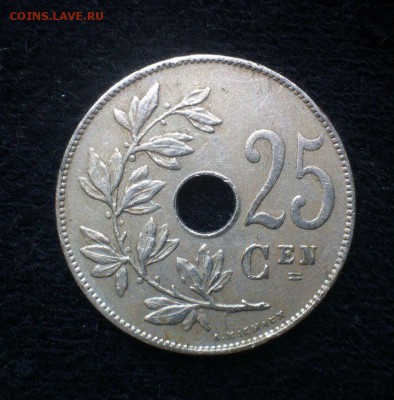 25 сантимов 1927,Бельгии,до 26.12. - tASAOnSqKg8