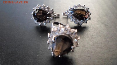 Серьги и кольцо серебро с топазом до 27.12 22.00мск - Серьги и кольцо серебро с топазом-1.JPG