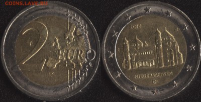 Германия 2 евро 2014 НИЖ.САКСОНИЯ до 22:00мск 30.12.16 - Германия 2 евро 2014 НИЖ.САКСОНИЯ =195