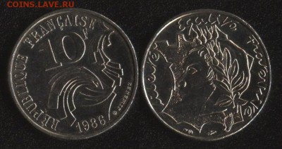 Франция 10 франков 1986 МАДАМ РЕСПУБЛИКА до 22:00мск 30.12.1 - Франция 10 франков 1986 МАДАМ РЕСПУБЛИКА