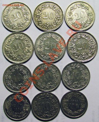N49 Швейцария, подборка 12 шт. до 18.01 в 22°° - N49 Swiss Last set_1