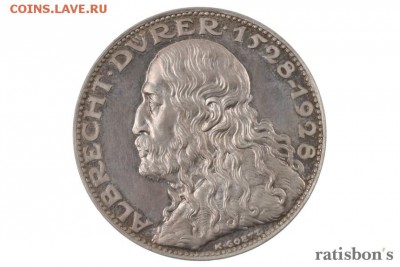 Карл Гетц серебряная медаль  1928 год. 400 лет со дня смерти - 2000000060583-001.JPG