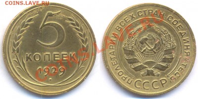 5 копеек 1929. До 22:00 18 января 2011. - питак29