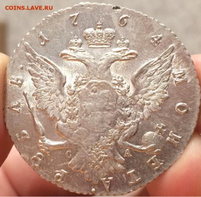 Рубль 1764 г. (СПБ-СА) AU-UNC оценка спроса - image