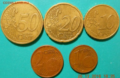 Лот монет евро Австрия 2002 г. - DSCN8343.JPG