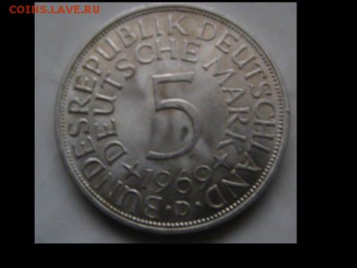 ФРГ 5 марок 1969 и Англия 2 шиллинга 1940,до 30.12.16 - монеты 337