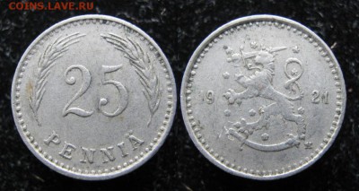 17.Разная инострань по фиксу - 17.2. -Финляндия 25 пенни 1921   053