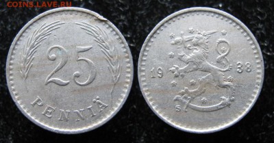 17.Разная инострань по фиксу - 17.11. -Финляндия 25 пенни 1938   047