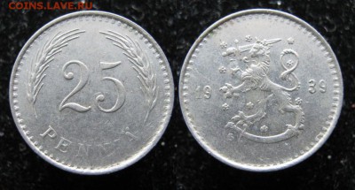 17.Разная инострань по фиксу - 17.13. -Финляндия 25 пенни 1939   051