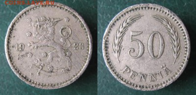 17.Разная инострань по фиксу - 17.16. -Финляндия 50 пенни 1923