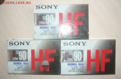 3 новых запечатанных аудиокассеты SONY HF -90 Фикс - 184.JPG
