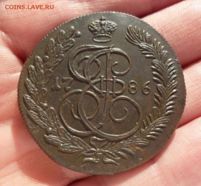 5 копеек 1787 года  КМ ( Орел 1786 года ) - P1360555.JPG