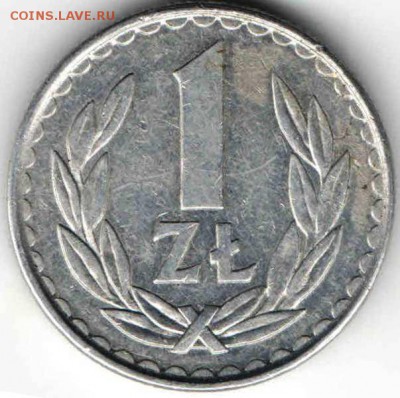 Польша. 1 злотый 1982 г. в 24.00 02.01.17 г. - ИНОЗ3