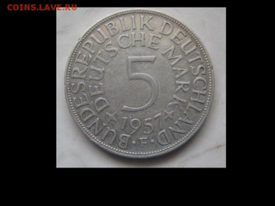 ФРГ 5 марок 1957г. и Англия 1 шиллинг 1944г. до 30.12.16г. - монеты 349