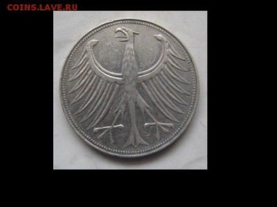 ФРГ 5 марок 1957г. и Англия 1 шиллинг 1944г. до 30.12.16г. - монеты 350