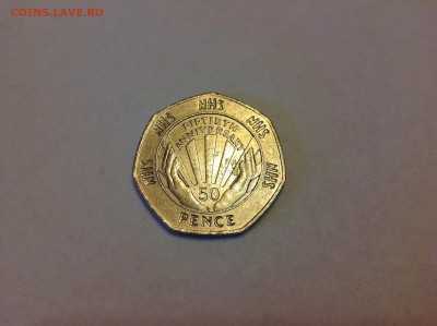 АНГЛИЯ, 50 ПЕНСОВ, 1998г. - 1 (40)