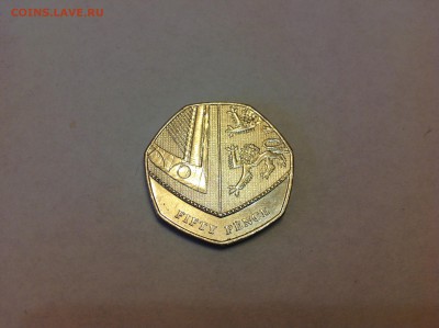 АНГЛИЯ, 50 ПЕНСОВ, 2015г. - 1 (52)