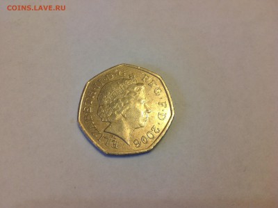 АНГЛИЯ, 50 ПЕНСОВ, 2006г. - 1 (59)