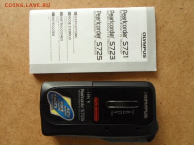 Диктофон микрокассетный OLYMPUS Pearlcorder S725 до 30.12 - Диктофон микрокассетный OLYMPUS Pearlcorder S725-2.JPG