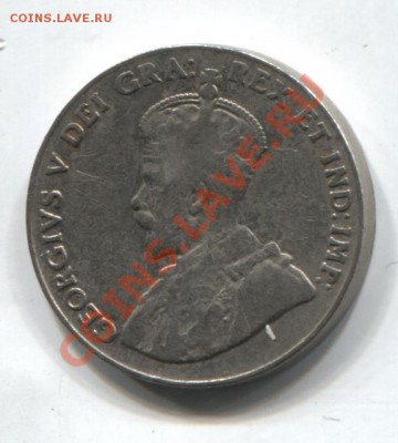 КАНАДА 5 ЦЕНТОВ 1928 ДО 17.01.11 В 22.00 МСК - Canada5c1928 001