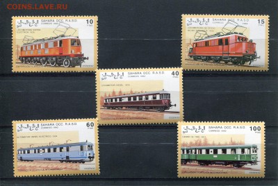 Сахара ОСС 1992 Локомотиы MNH - img044