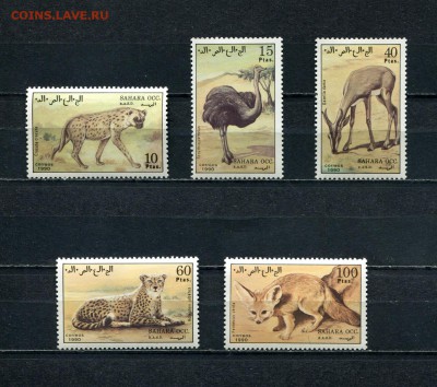 Сахара ОСС 1990 Дикие животные MNH - img042