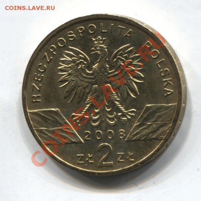 ПОЛЬША 2 ЗЛОТЫХ 2008 СОКОЛ ДО 17.01.11 В 22.00 МСК - Poland-falcon 001