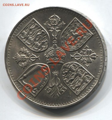 ВЕЛИКОБРИТАНИЯ 5 ШИЛЛИНГОВ 1953 ДО 17.01.11 В 22.00 МСК - UKcrown1953 001