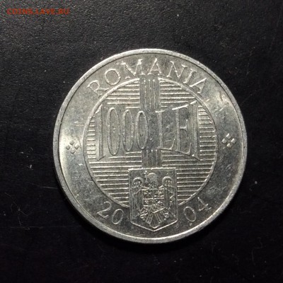 Румыния 1000 лей 2004г - image