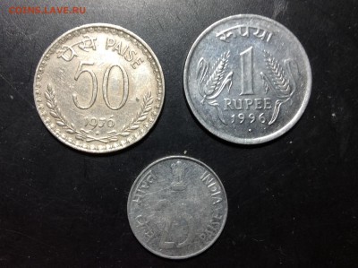 Индия 3 монеты - image