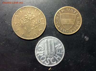Австрия 3 монеты - image