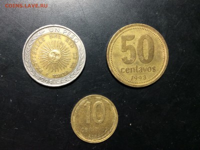 Аргентина 3 монеты - image