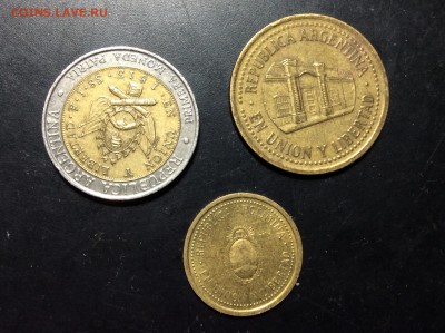 Аргентина 3 монеты - image