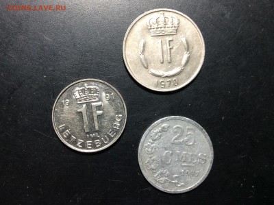 Люксембург 3 монеты - image