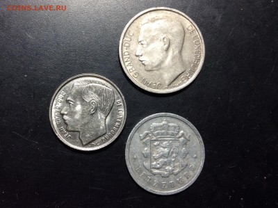 Люксембург 3 монеты - image