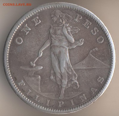 1 песо 1908 Филипины под США - 39