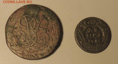 5 коп.1760 г., денга 1736 г. до 05.01.17 г. 22:00 (мск) - DSCN9888.JPG