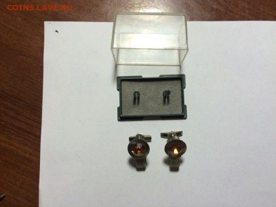 Красивые запонки с камнем недорого до 05.01.17 в 22.00 по мс - IMG_8301.JPG