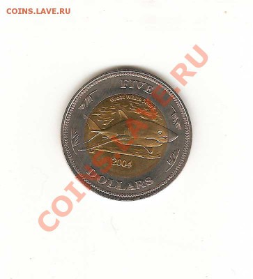 5 долларов "Кокосовые острова" окончание 15.01. в 22-00. - 4-001