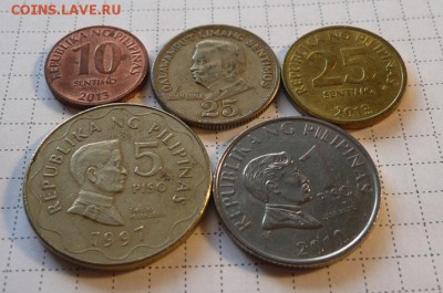 Филиппины 5 монет - 1 - 1 P1180550.JPG