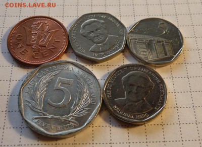 Монеты государств Карибского бассейна - 5 шт - 2-1 P1180552.JPG