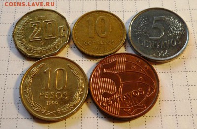 Латинская Америка - 5 монет - 3 -1 P1180554.JPG