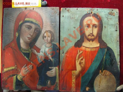 2 ИКОНЫ(СВАДЕБНАЯ ПАРА)-нач. 20в. - свад пара-1