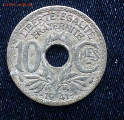 10 сантимов 1941,Франции,до 04.01. - 8DU4Qch8uo4